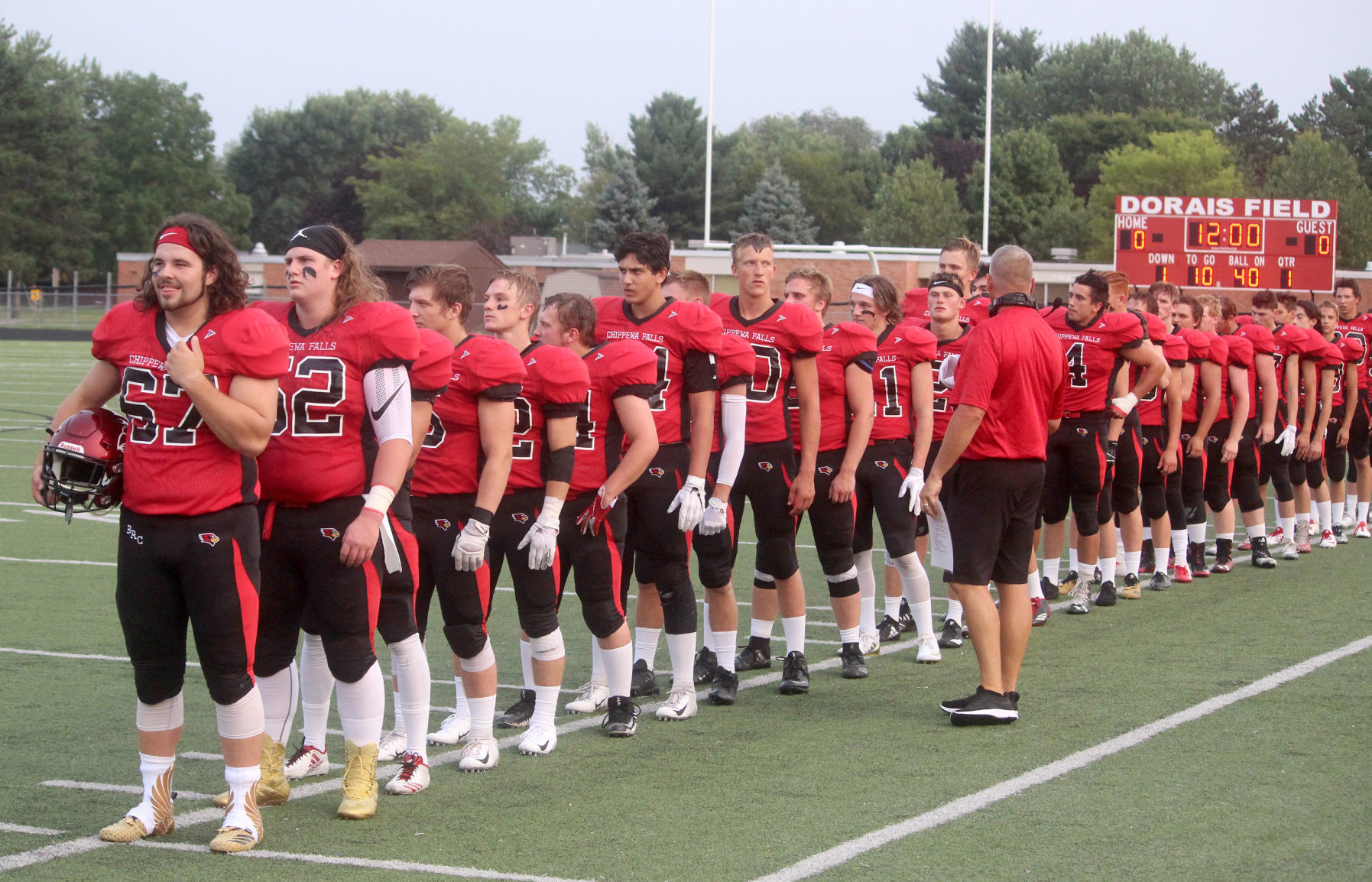 Holmen at Chi-Hi football 8-17-18
